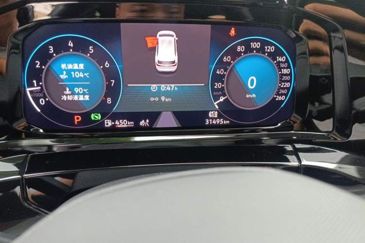 Used Volkswagen Talagon 2021 380TSI Four-Wheel Drive Luxury Premium Edition Pro Odometer Close Up