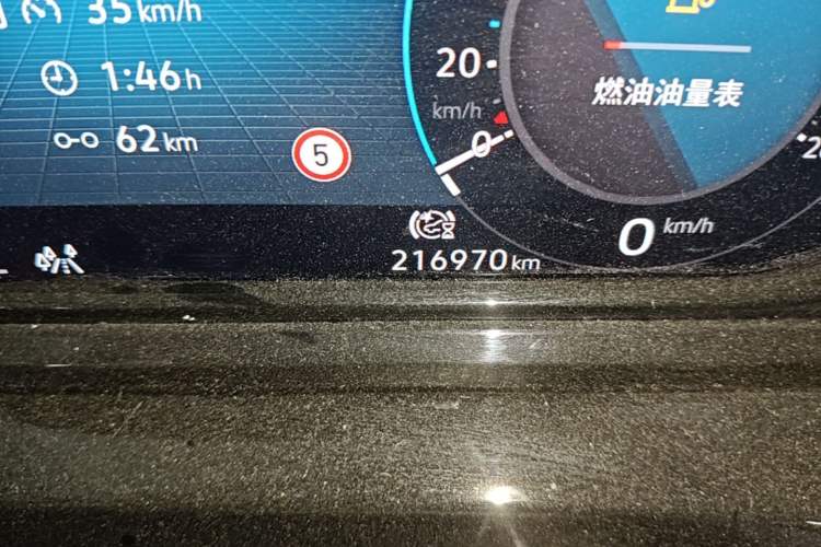 Used Volkswagen Talagon 2021 530TSI Four-Wheel Drive Flagship Shengjing Edition Pro Odometer Close Up