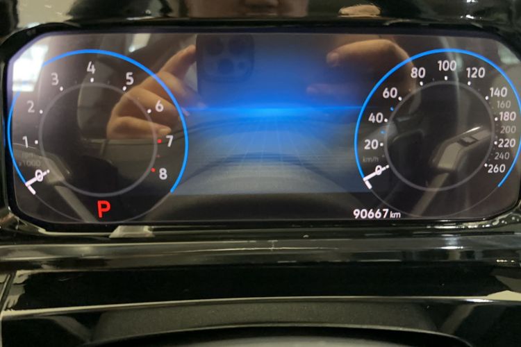 Used Volkswagen Talagon 2021 530TSI Four-Wheel Drive Flagship Shengjing Edition Pro Odometer Close Up
