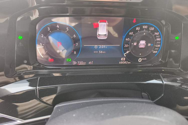 Used Volkswagen Talagon 2021 380TSI Four-Wheel Drive Luxury Premium Edition Pro Odometer Close Up