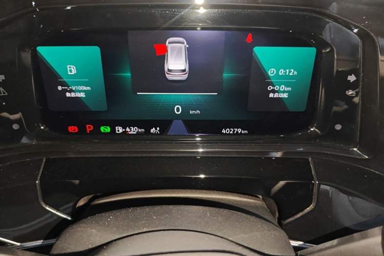 Used Volkswagen Talagon 2021 380TSI Four-Wheel Drive Flagship Version Odometer Close Up