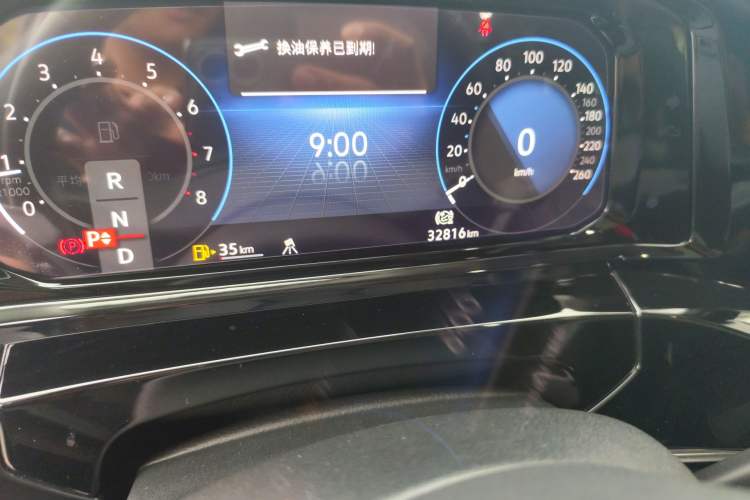 Used Volkswagen Talagon 2021 380TSI Four-Wheel Drive Luxury Premium Edition Pro Odometer Close Up