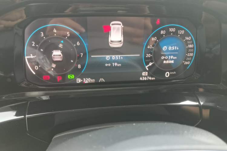 Used Volkswagen Talagon 2021 380TSI Four-Wheel Drive Luxury Premium Edition Pro Odometer Close Up