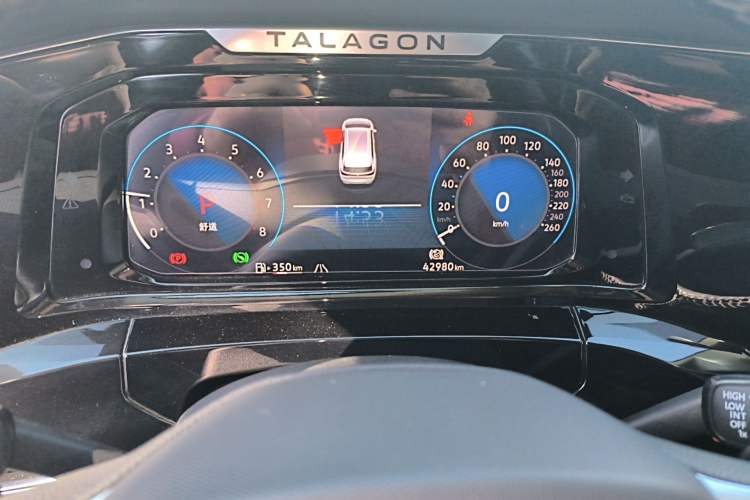 Used Volkswagen Talagon 2021 380TSI Four-Wheel Drive Luxury "Jiajing" Edition Pro Limited Edition Odometer Close Up