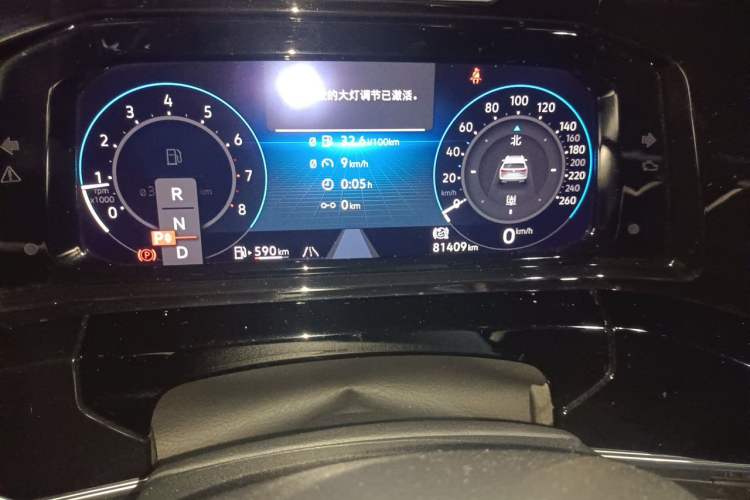 Used Volkswagen Talagon 2021 380TSI Four-Wheel Drive Luxury Premium Edition Pro Odometer Close Up