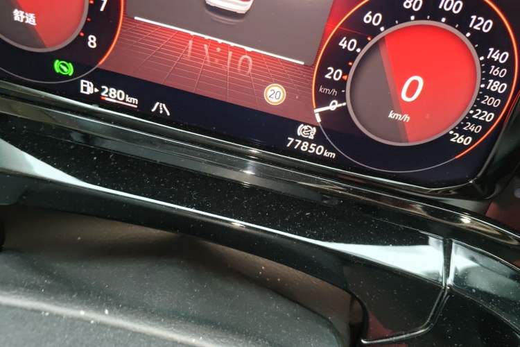 Used Volkswagen Talagon 2021 530TSI Four-Wheel Drive Flagship Shengjing Edition Pro Odometer Close Up