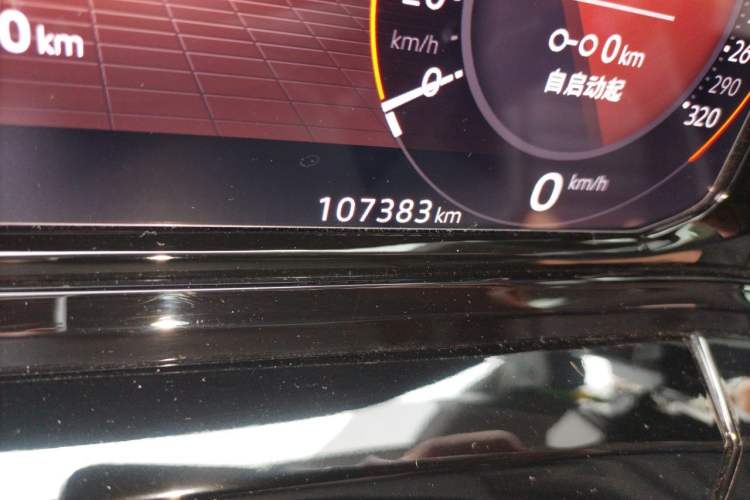 Used Volkswagen Talagon 2021 380TSI Four-Wheel Drive Luxury Premium Edition Pro Odometer Close Up