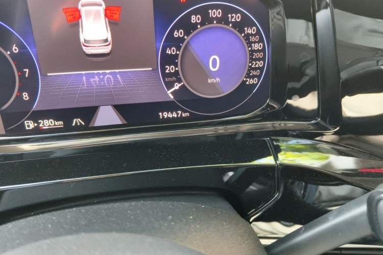 Used Volkswagen Talagon 2021 380TSI Four-Wheel Drive Luxury Premium Edition Pro Odometer Close Up