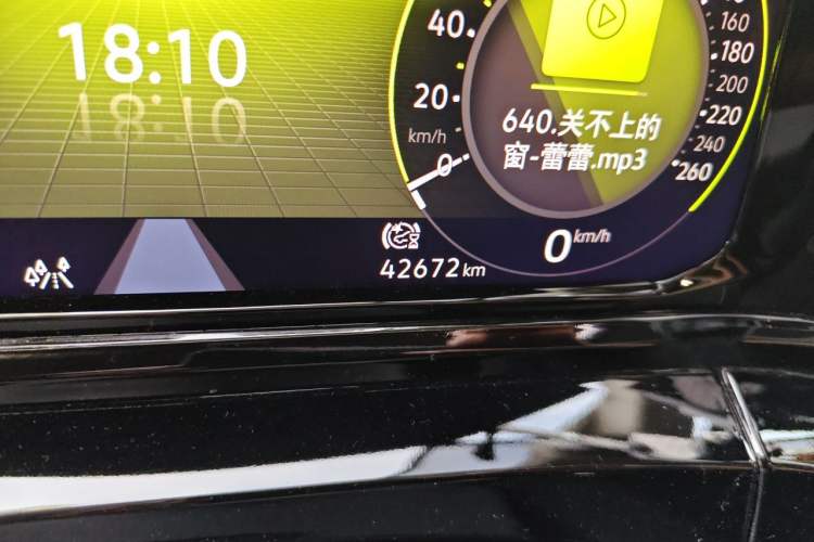Used Volkswagen Talagon 2021 380TSI Four-Wheel Drive Flagship Version Odometer Close Up