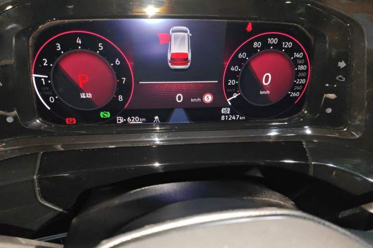 Used Volkswagen Talagon 2021 380TSI Four-Wheel Drive Luxury Premium Edition Pro Odometer Close Up