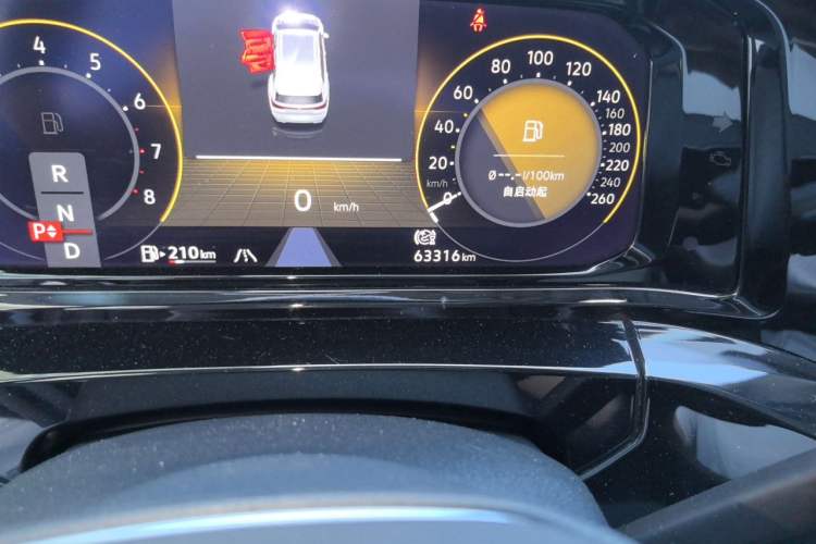 Used Volkswagen Talagon 2021 380TSI Four-Wheel Drive Luxury "Jiajing" Edition Pro Limited Edition Odometer Close Up