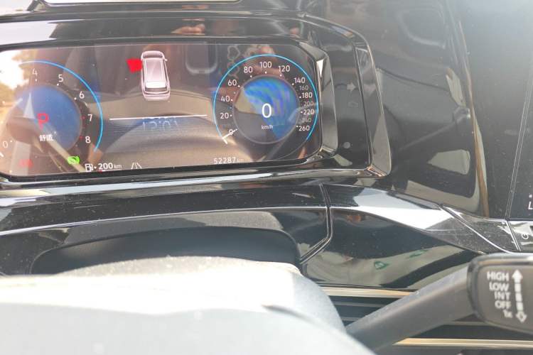 Used Volkswagen Talagon 2021 380TSI Four-Wheel Drive Flagship Version Odometer Close Up