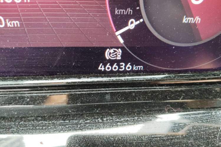Used Volkswagen Talagon 2021 380TSI Four-Wheel Drive R-Line Touareg Edition Odometer Close Up