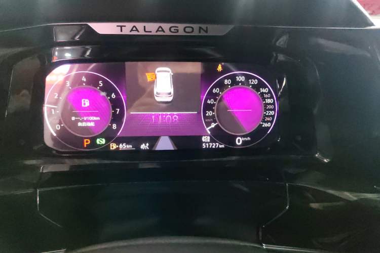 Used Volkswagen Talagon 2021 380TSI Four-Wheel Drive R-Line Touareg Edition Odometer Close Up