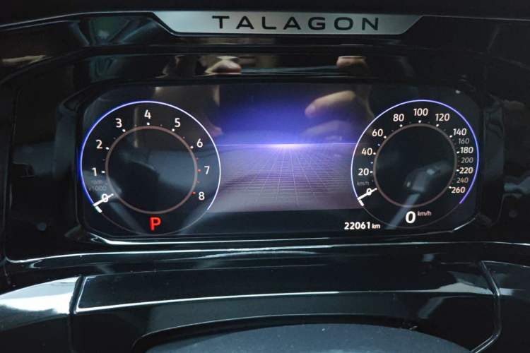 Used Volkswagen Talagon 2021 380TSI Four-Wheel Drive R-Line Touareg Edition Odometer Close Up