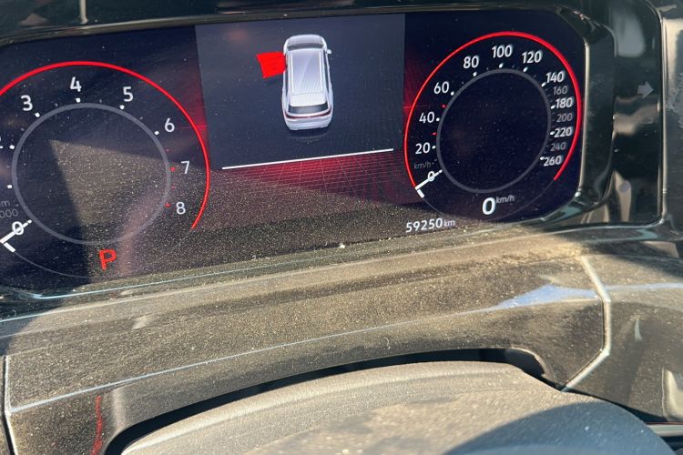 Used Volkswagen Talagon 2021 380TSI Four-Wheel Drive Luxury Premium Edition Pro Odometer Close Up