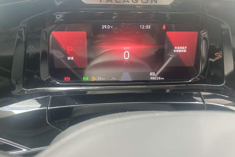Used Volkswagen Talagon 2021 530TSI Four-Wheel Drive Flagship Shengjing Edition Pro Odometer Close Up