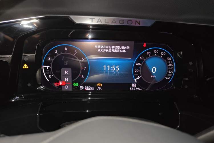Used Volkswagen Talagon 2022 380TSI Four-Wheel Drive Flagship Shengjing Edition 6 Seats Instrument Cluster