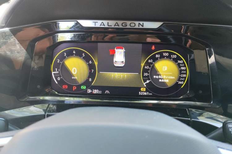 Used Volkswagen Talagon 2022 380TSI Four-Wheel Drive Flagship Shengjing Edition 6 Seats Instrument Cluster