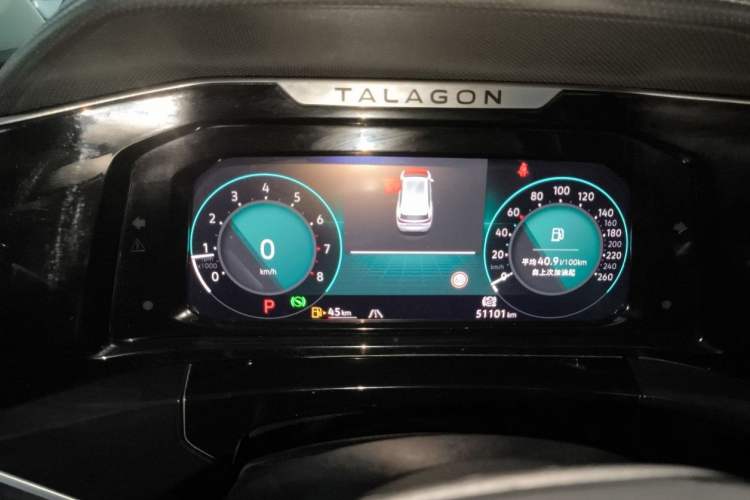Used Volkswagen Talagon 2022 380TSI Four-Wheel Drive Luxury "Jiajing" Edition Pro 6 Seats Odometer Close Up