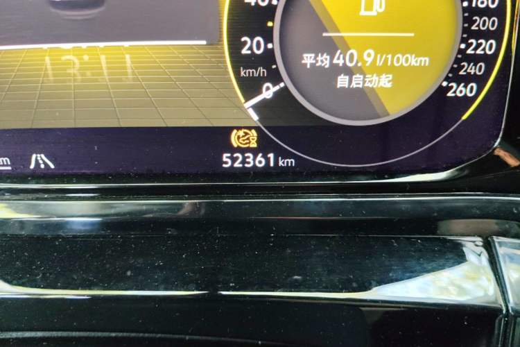 Used Volkswagen Talagon 2022 380TSI Four-Wheel Drive Flagship Shengjing Edition 6 Seats Odometer Close Up