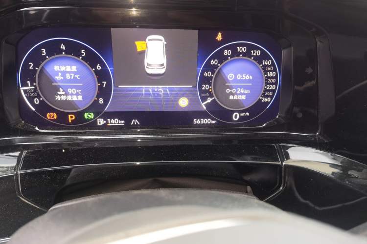 Used Volkswagen Talagon 2022 380TSI Four-Wheel Drive Luxury "Jiajing" Edition Pro 6 Seats Odometer Close Up