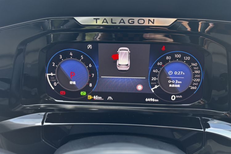 Used Volkswagen Talagon 2022 380TSI Four-Wheel Drive Luxury "Jiajing" Edition Pro 6 Seats Odometer Close Up