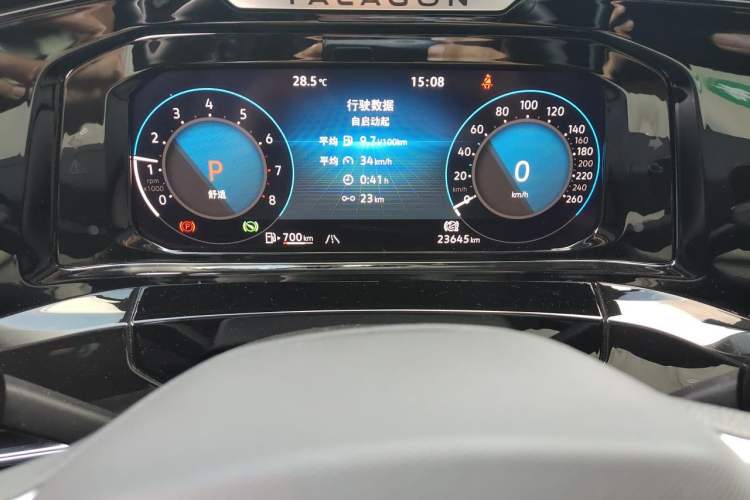Used Volkswagen Talagon 2022 380TSI Four-Wheel Drive Luxury "Jiajing" Edition Pro 6 Seats Odometer Close Up