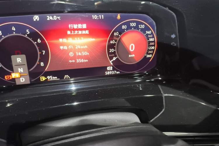 Used Volkswagen Talagon 2022 380TSI Four-Wheel Drive Luxury "Jiajing" Edition Pro 6 Seats Odometer Close Up