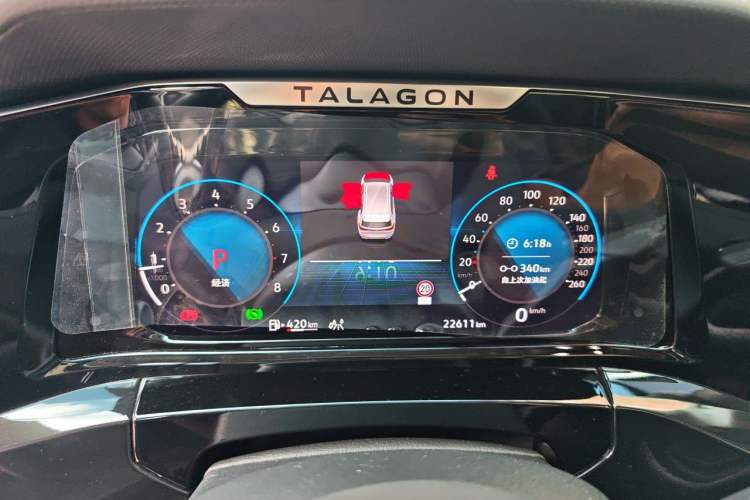 Used Volkswagen Talagon 2022 380TSI Four-Wheel Drive Flagship Shengjing Edition 6 Seats Instrument Cluster