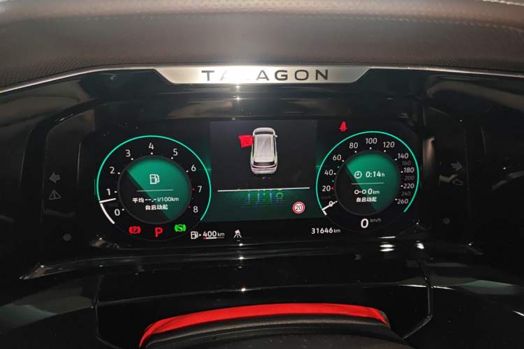 Used Volkswagen Talagon 2022 530TSI Four-Wheel Drive Flagship Shengjing Edition Pro 7-Seater Instrument Cluster