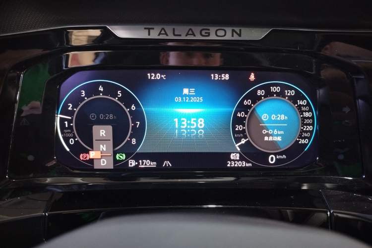 Used Volkswagen Talagon 2022 530TSI Four-Wheel Drive Flagship Shengjing Edition Pro 6-Seater Instrument Cluster