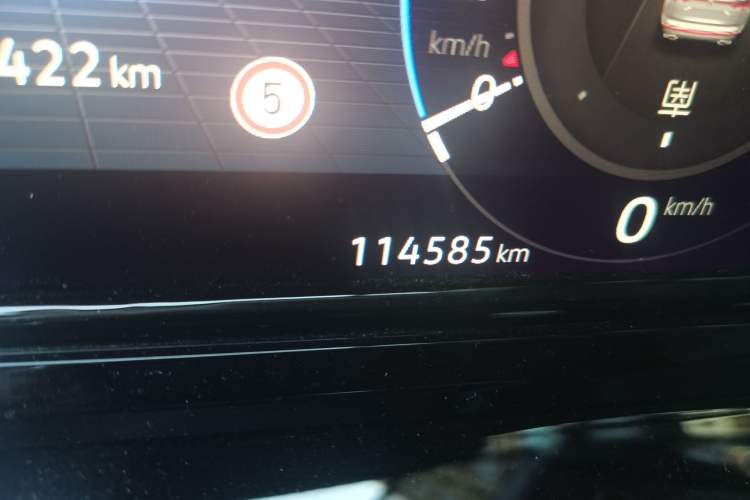 Used Volkswagen Talagon 2022 380TSI Four-Wheel Drive Flagship Shengjing Edition 6 Seats Odometer Close Up