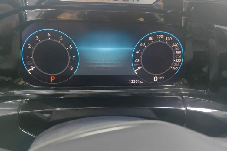 Used Volkswagen Talagon 2022 530TSI Four-Wheel Drive Flagship Shengjing Edition Pro 7-Seater Odometer Close Up