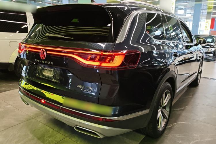 Used Volkswagen Talagon 2022 380TSI All-Wheel-Drive Luxury Prestige Pro 7-Seater Rear Right 45 Deg