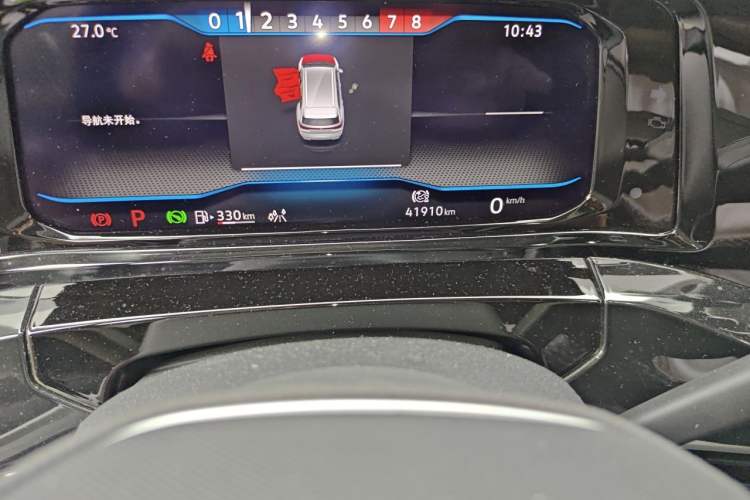 Used Volkswagen Talagon 2022 380TSI Four-Wheel Drive Luxury "Jiajing" Edition Pro 6 Seats Odometer Close Up