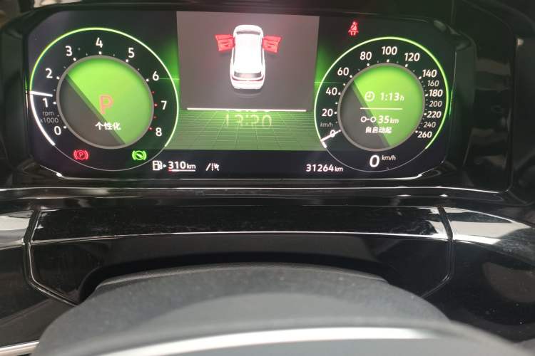 Used Volkswagen Talagon 2022 380TSI Four-Wheel Drive Luxury "Jiajing" Edition Pro 6 Seats Odometer Close Up