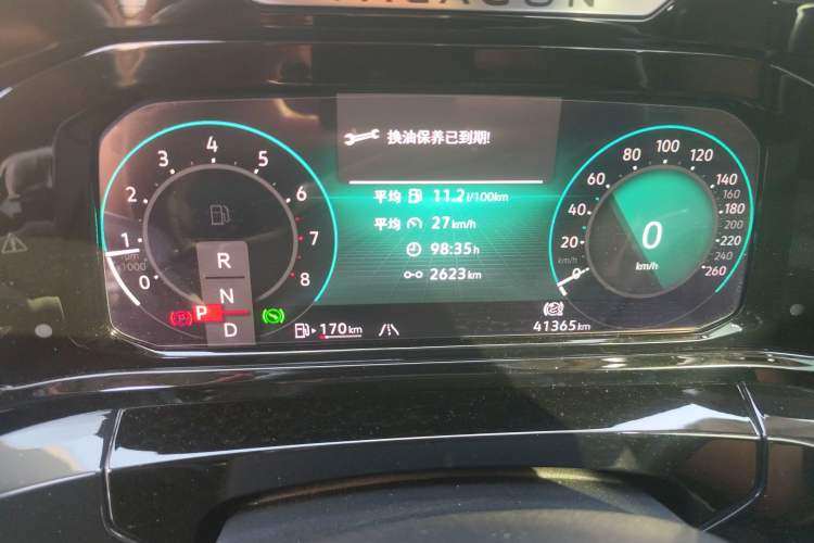Used Volkswagen Talagon 2022 380TSI Four-Wheel Drive Luxury "Jiajing" Edition Pro 6 Seats Odometer Close Up