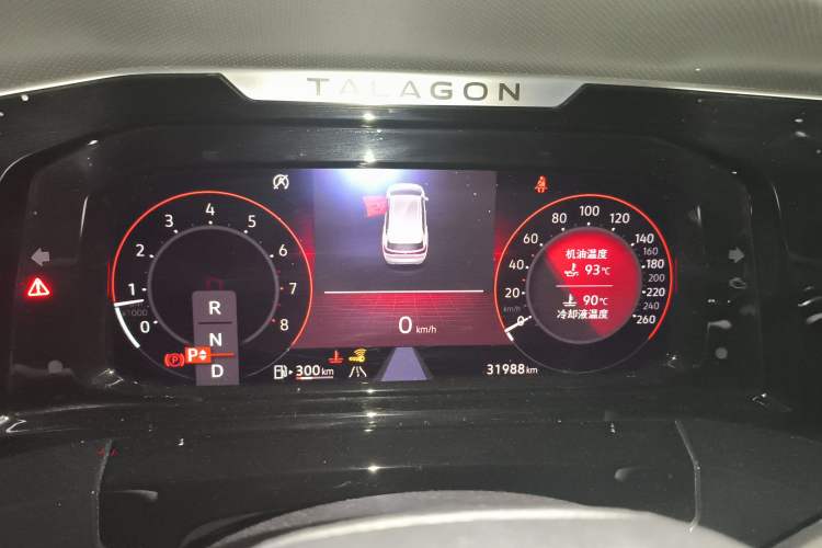 Used Volkswagen Talagon 2022 380TSI Four-Wheel Drive Flagship Shengjing Edition 6 Seats Instrument Cluster
