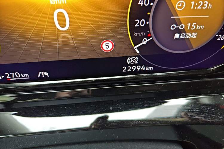Used Volkswagen Talagon 2022 380TSI All-Wheel-Drive Luxury Prestige Pro 7-Seater Odometer Close Up