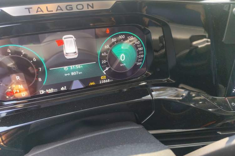 Used Volkswagen Talagon 2022 380TSI Four-Wheel Drive Luxury "Jiajing" Edition Pro 6 Seats Odometer Close Up