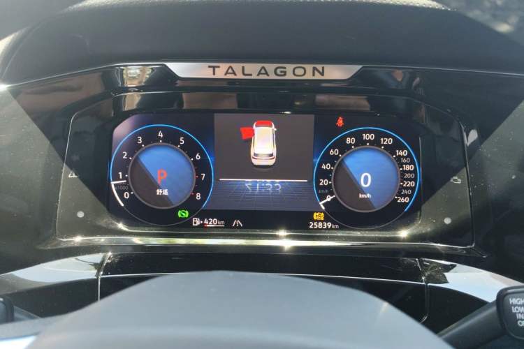 Used Volkswagen Talagon 2023 Facelift 380TSI All-Wheel-Drive Luxury Jiajing Pro 6-Seater Instrument Cluster