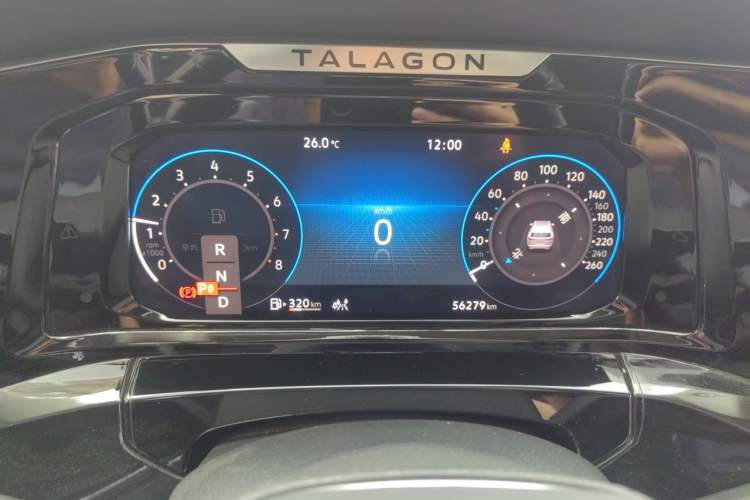Used Volkswagen Talagon 2023 Facelift 380TSI All-Wheel Drive Luxury Jiajing Pro Version with 7 Seats Instrument Cluster