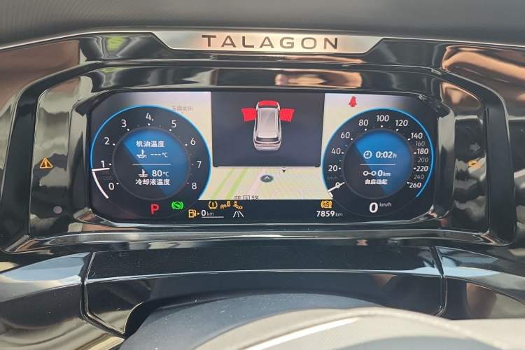 Used Volkswagen Talagon 2023 Facelift 380TSI All-Wheel-Drive Flagship Shengjing Edition 6 Seats Instrument Cluster