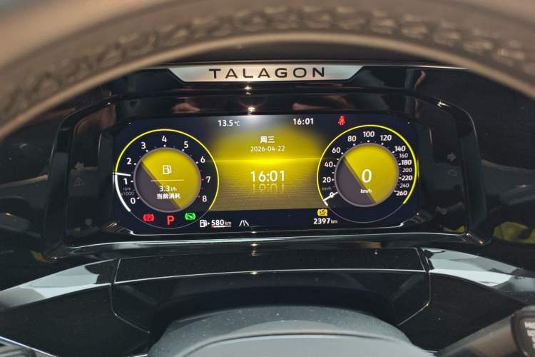 Used Volkswagen Talagon 2023 Facelift 380TSI All-Wheel-Drive Luxury Jiajing Pro 6-Seater Instrument Cluster