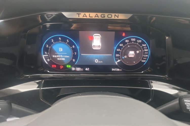 Used Volkswagen Talagon 2023 Facelift 380TSI All-Wheel Drive Luxury Jiajing Pro Version with 7 Seats Instrument Cluster
