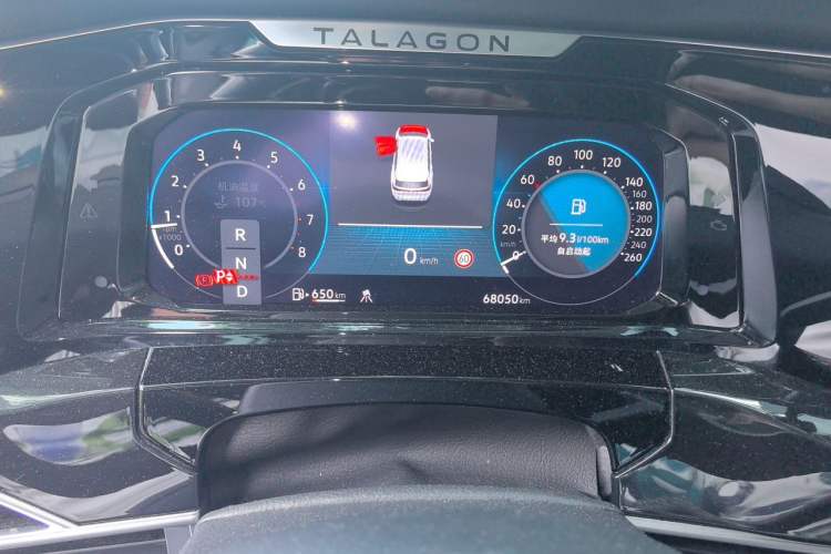 Used Volkswagen Talagon 2023 380TSI Four-Wheel Drive Luxury Premium Edition Pro Odometer Close Up