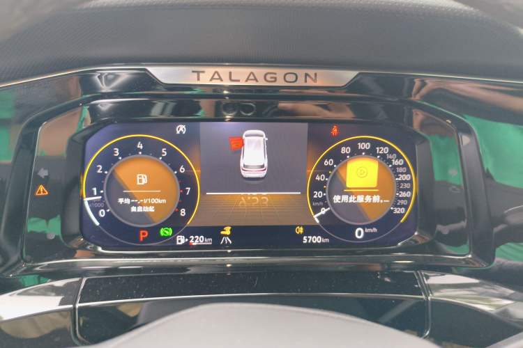 Used Volkswagen Talagon 2023 Facelift 380TSI All-Wheel-Drive Luxury Jiajing Pro 6-Seater Instrument Cluster