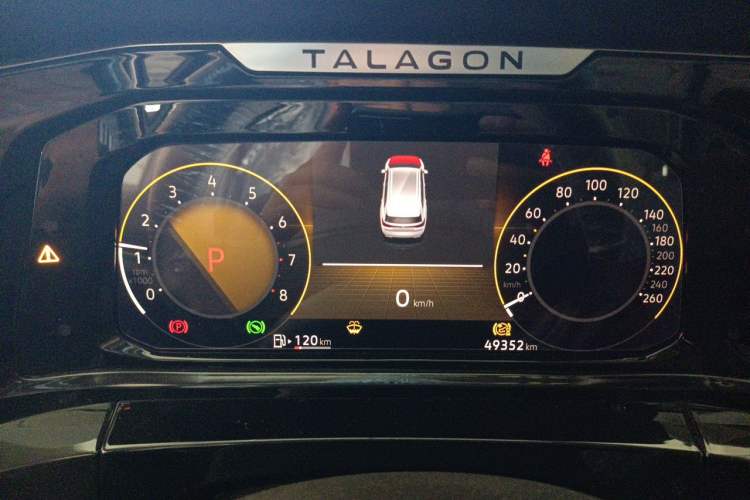 Used Volkswagen Talagon 2023 Facelift 380TSI All-Wheel Drive Luxury Jiajing Pro Version with 7 Seats Instrument Cluster