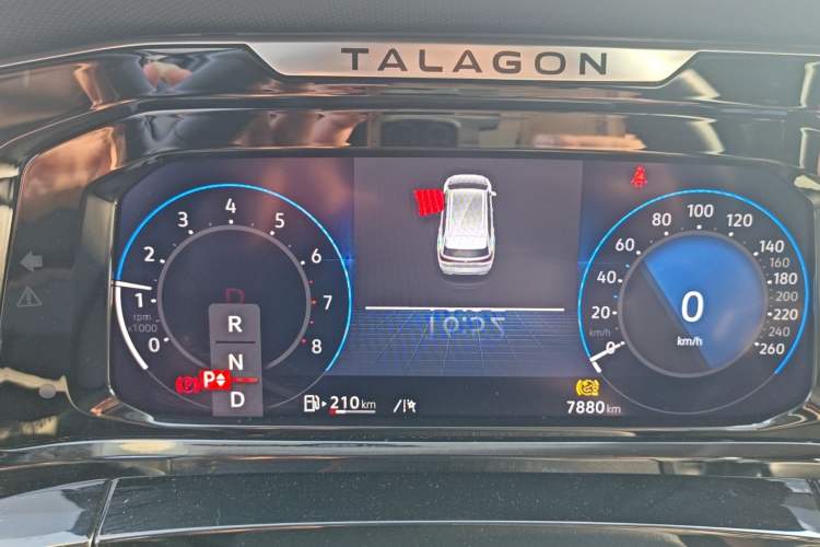 Used Volkswagen Talagon 2023 Facelift 380TSI All-Wheel-Drive Luxury Jiajing Pro 6-Seater Odometer Close Up